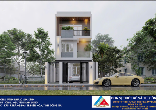 XÂY NHÀ TRỌN GÓI TẠI LONG THÀNH: QUY TRÌNH THIẾT KẾ 3D, DỰ TOÁN VÀ THI CÔNG TRỌN GÓI