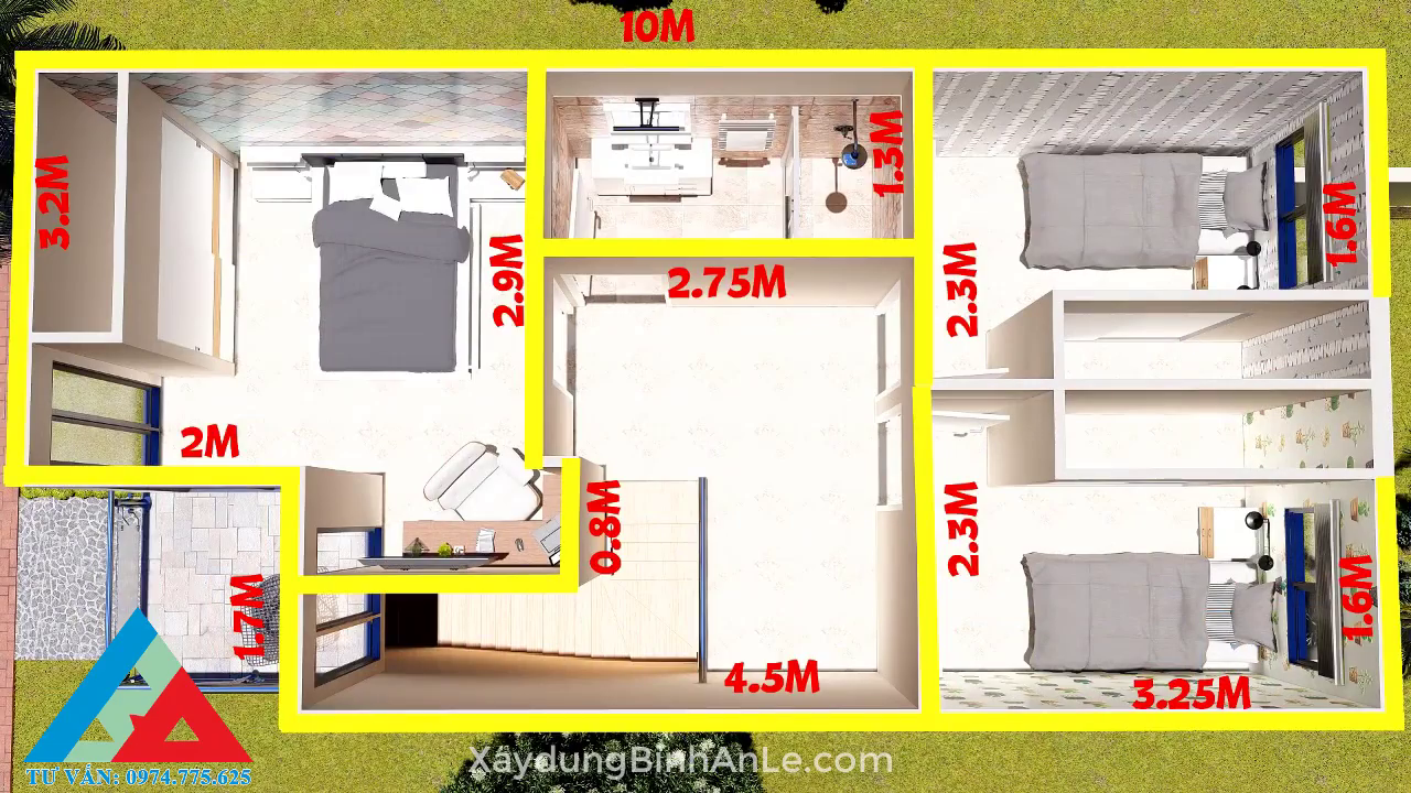 Dự án nhà ở 2 mê