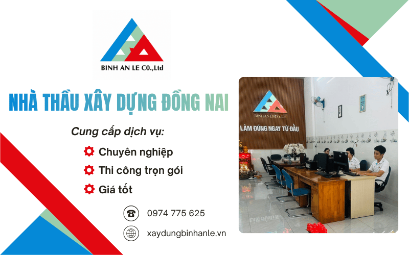 nhà thầu xây dựng Đồng Nai