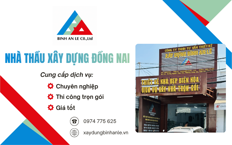 nhà thầu xây dựng Đồng Nai