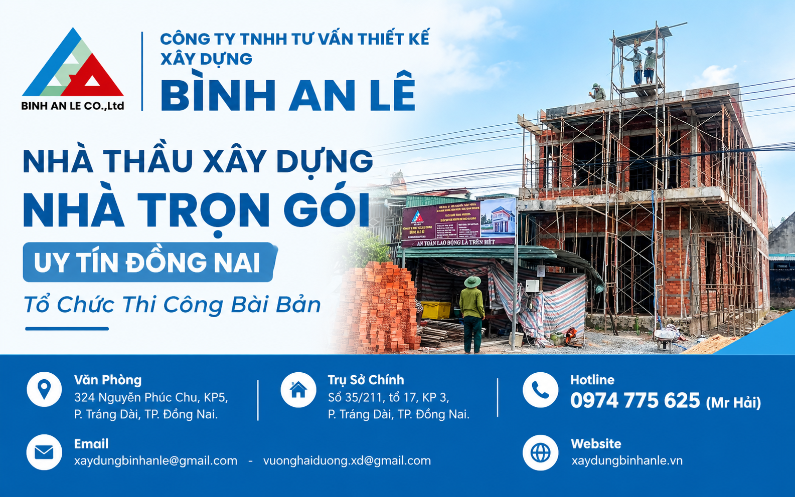 ổ chức thi công nhà ở theo từng hạng mục