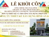 DỰ ÁN NHÀ ANH DUY TẠI TAM PHƯỚC