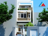 MẪU NHÀ PHỐ NGANG 5M DÀI 20M LỆCH TẦNG 4 PHÒNG NGỦ