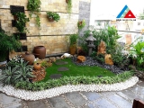 Mẫu tiểu cảnh trước nhà đẹp