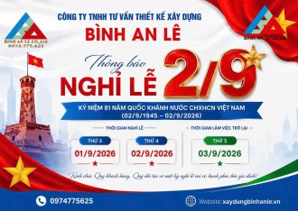 THÔNG BÁO NGHỈ LỄ QUỐC KHÁNH 2/9/2026