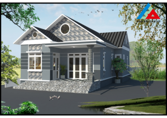 nhà cấp 4 có gác lững