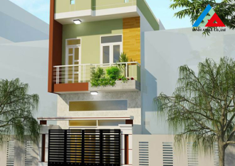 XÂY NHÀ ỐNG 2 TẦNG TIẾT KIỆM CHI PHÍ ĐẸP