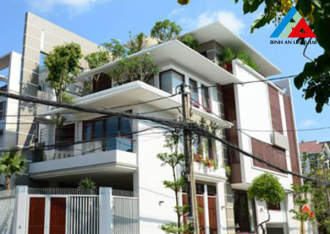 XÂY NHÀ PHỐ 2 MẶT TIỀN ĐẸP