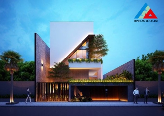 9 mẫu biệt thự đẹp hiện đại, Mẫu nhà phố đẹp