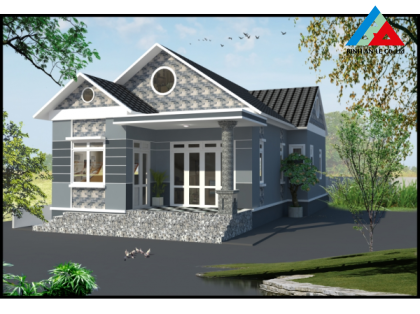 nhà cấp 4 có gác lững