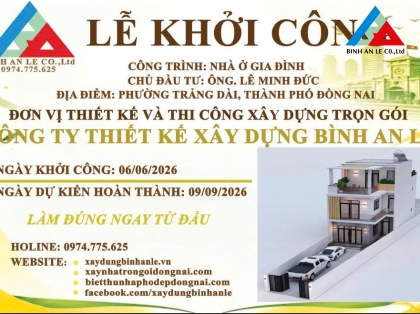 DỰ ÁN NHÀ CHÚ ĐỨC TẠI TRẢNG DÀI
