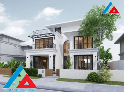 BIỆT THỰ 2 TẦNG PHONG CÁCH TÂN CỔ ĐIỂN DẠNG MINI HIỆN ĐẠI CÓ PHÒNG GIẢI TRÍ