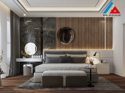 NỘI THẤT PHÒNG NGỦ TỐI GIẢN