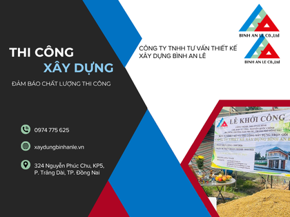 THI CÔNG XÂY DỰNG CHUYÊN NGHIỆP, ĐẢM BẢO CHẤT LƯỢNG