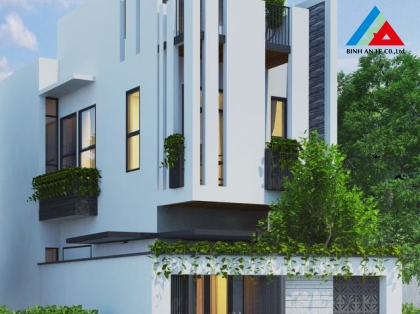 THIẾT KẾ NHÀ PHỐ NGANG 5M THEO PHONG CÁCH HIỆN ĐẠI 