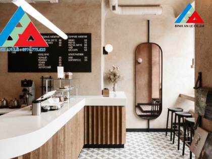 THIẾT KẾ QUÁN CAFE 80M2 PHONG CÁCH HIỆN ĐẠI